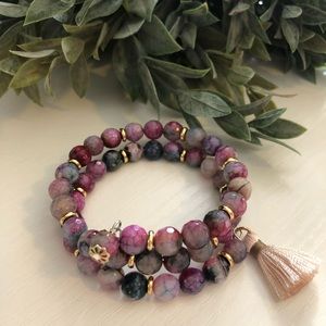 Handmade Memory Wire Bracelet